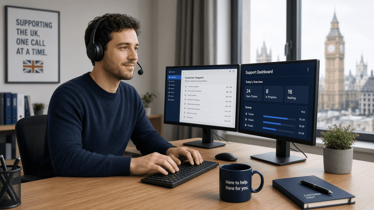United Kingdom desk specialist helping an active campaign owner