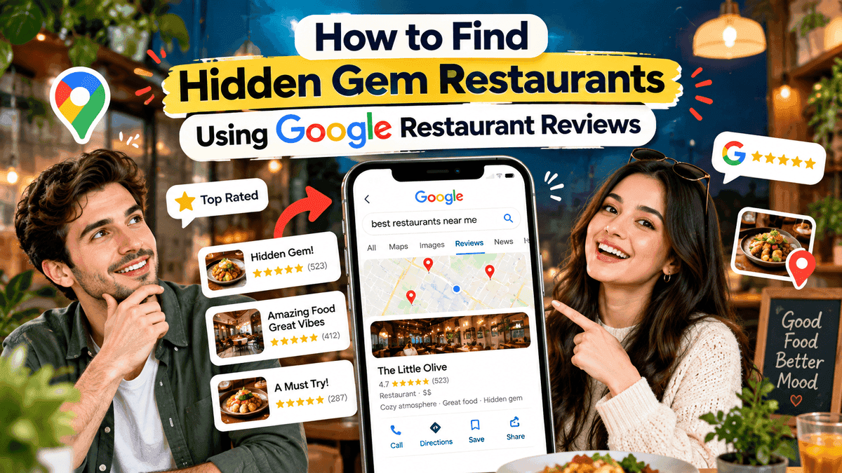 How to Find Hidden Gem Restaurants Using Google Restaurant Reviews