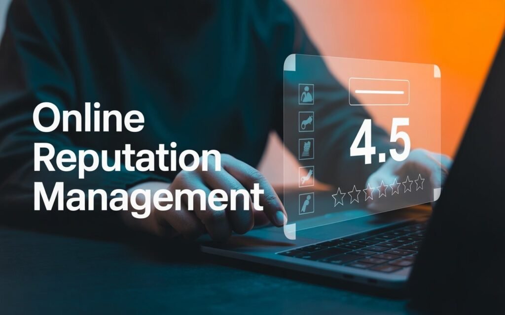 Online reputation management with rating